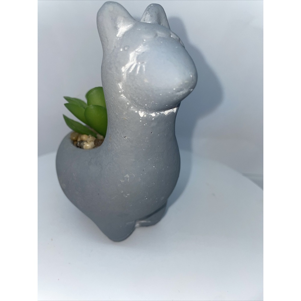 Llama Shape cute bonsai planter suitable for home garden office desktop decor - Picture 3 of 14